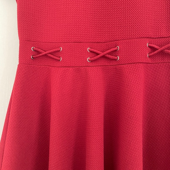 Francesca’s collection fit & flare brick red dress size small - Picture 2 of 3